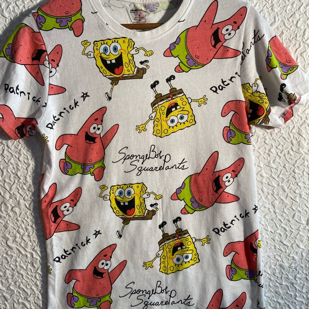 Nickelodeon SpongeBob and Patrick White Kids' T-Shirt